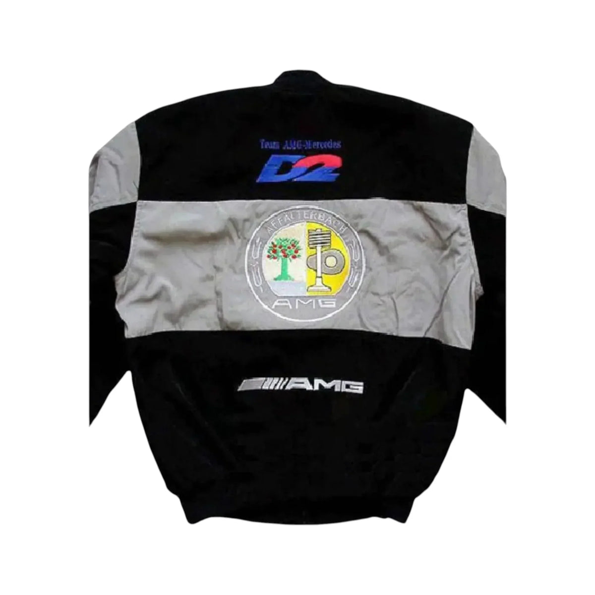 Mercedes AMG F1 Vintage Racing Jacket Light Gray