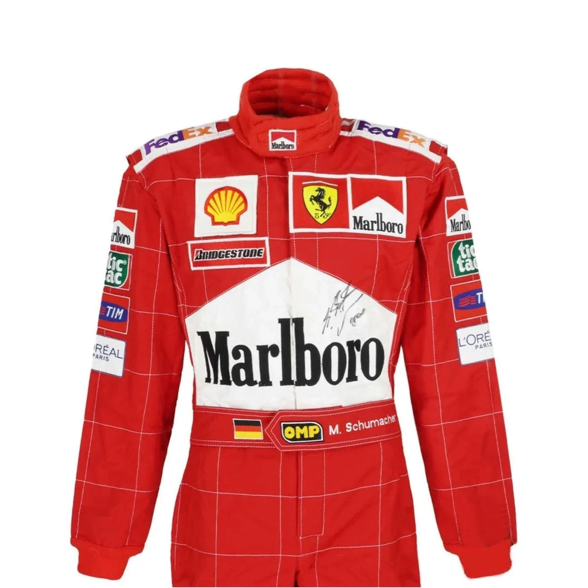 Michael Schumacher 2004 Ferrari F1 Racing Suit – Premium Replica 1