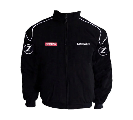 Nissan 300ZX Racing Vintage Jacket Black JDM Motorsport Style 1