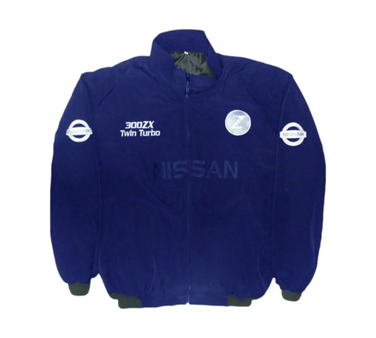 Nissan 300ZX Twin Turbo Vintage Racing Jacket Dark Blue Style 1