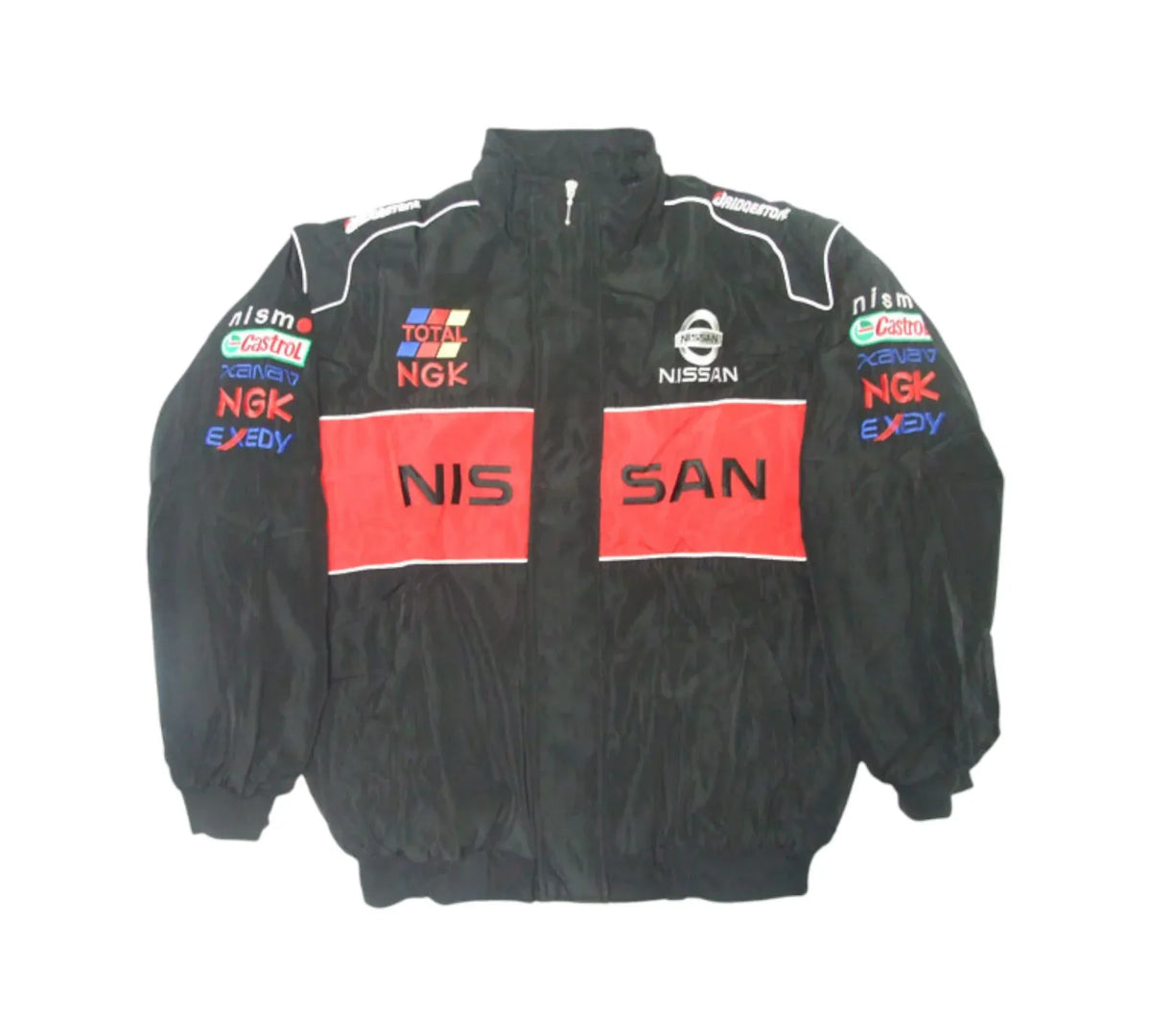 Nissan Racing Vintage Jacket Black Red Premium 1