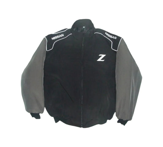 Nissan Z Vintage Racing Jacket Black Dark Gray 1