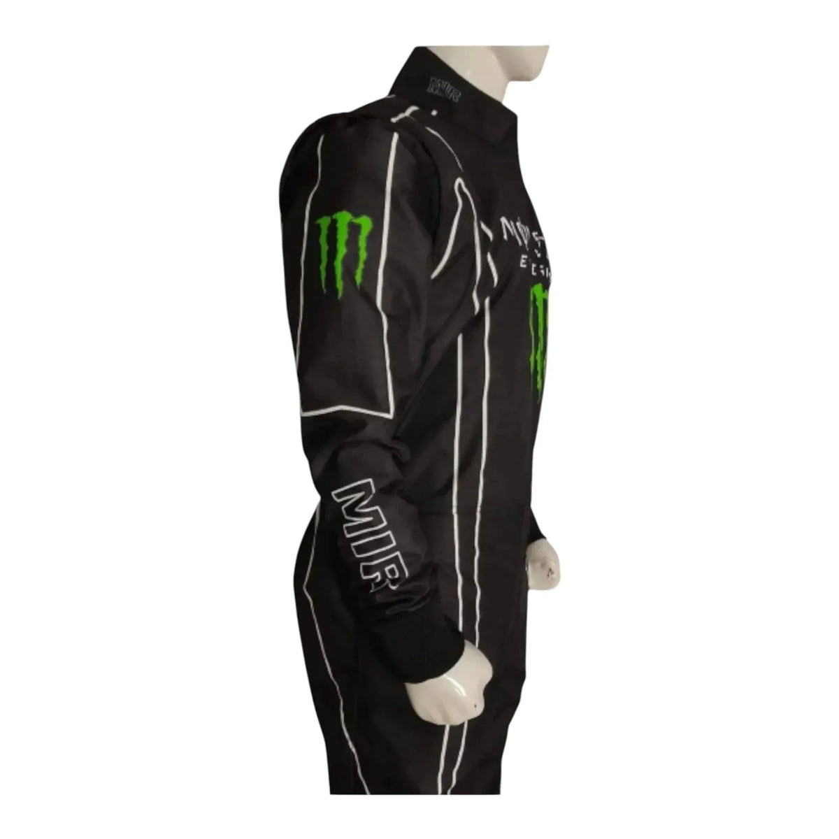 Professional karting suit display