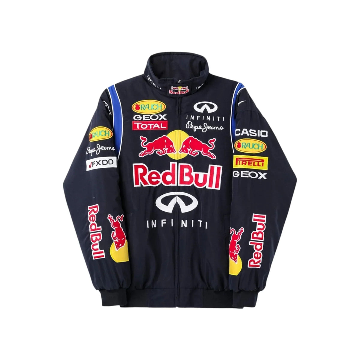 Red Bull F1 Vintage Racing Jacket Retro Team Style