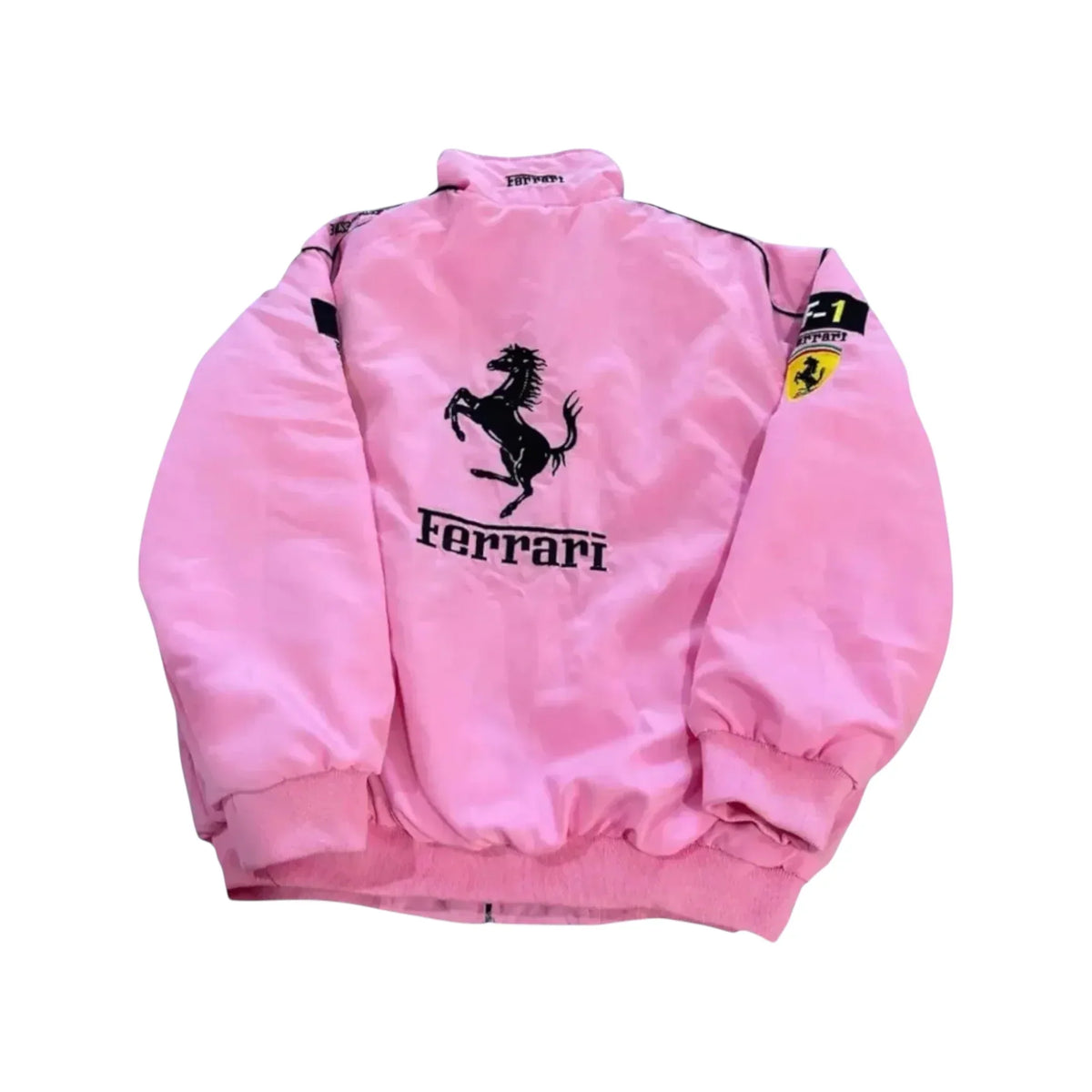 Scuderia Ferrari Pink F1 Vintage Racing Jackets
