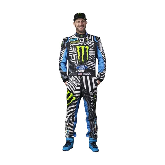 Sublimation printed go kart racing suit detail