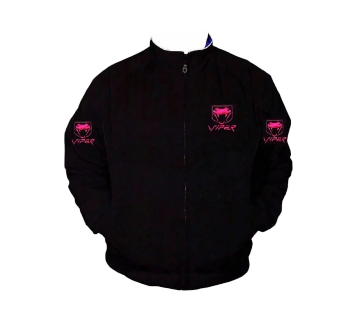 Viper Fangs Racing Vintage Jacket Black Muscle Car Edition