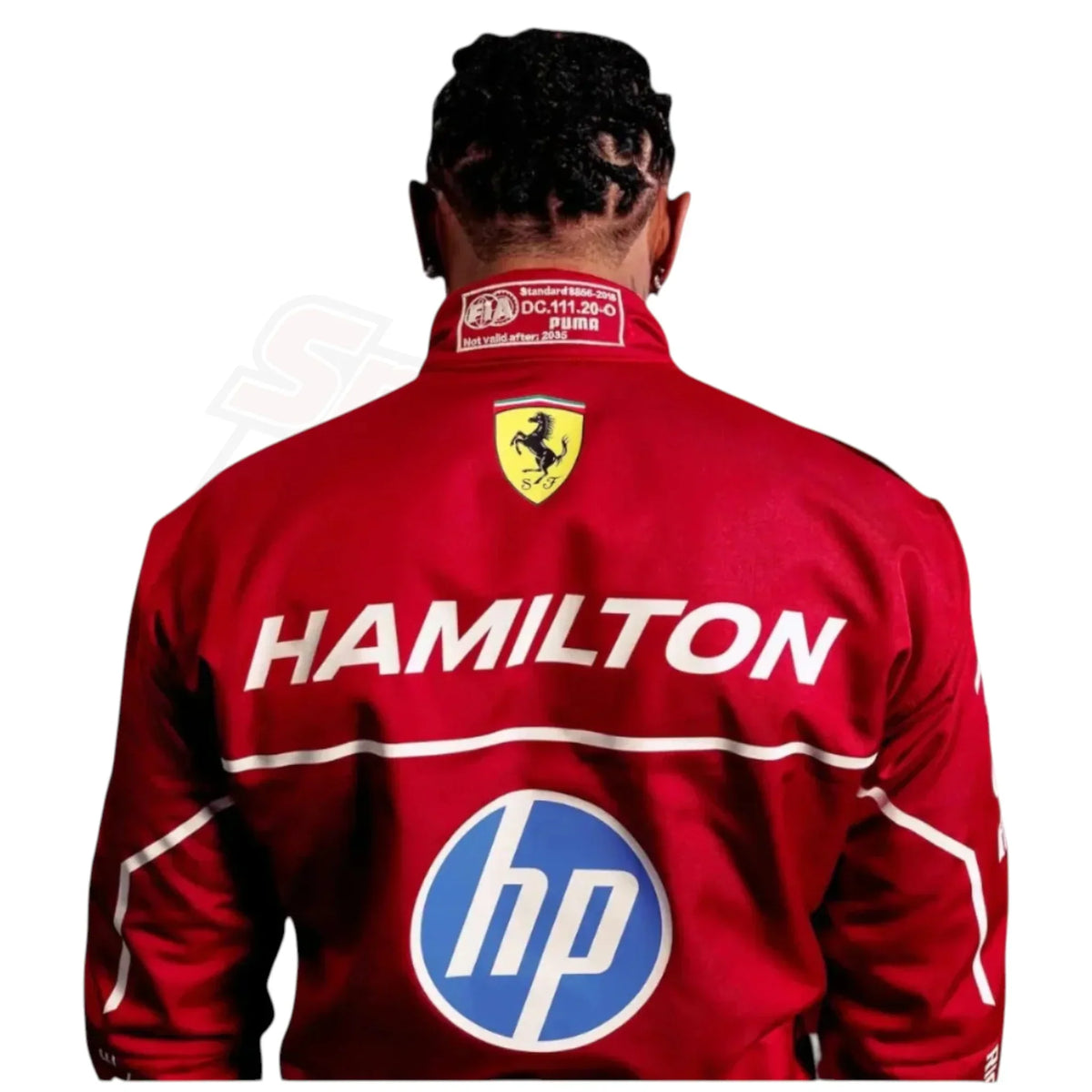 2025 Lewis Hamilton Scuderia Ferrari HP F1 Race Suit by Puma Replica